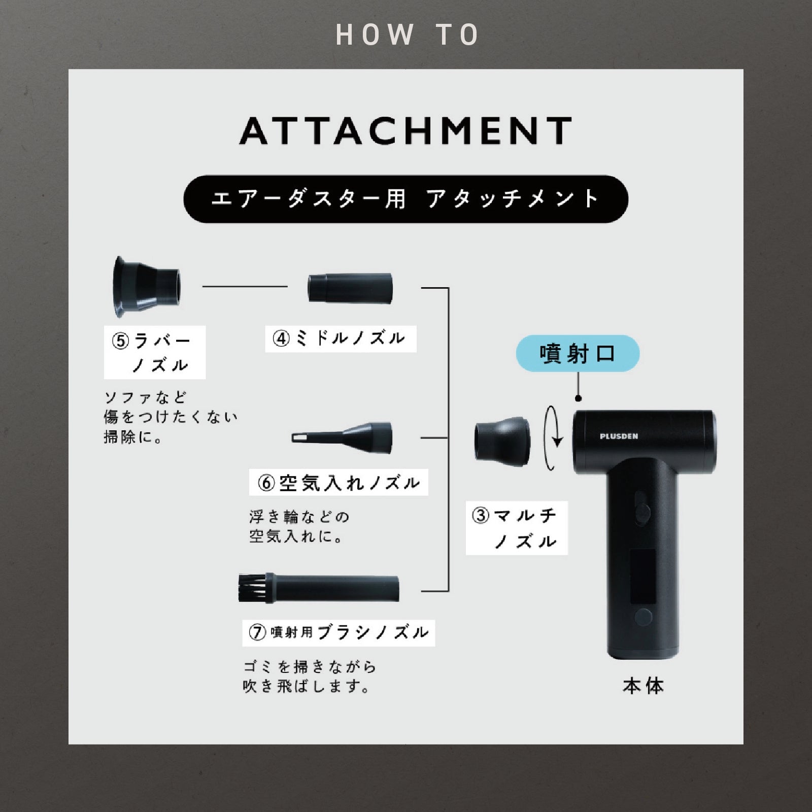 エアダスター – PLUSDEN